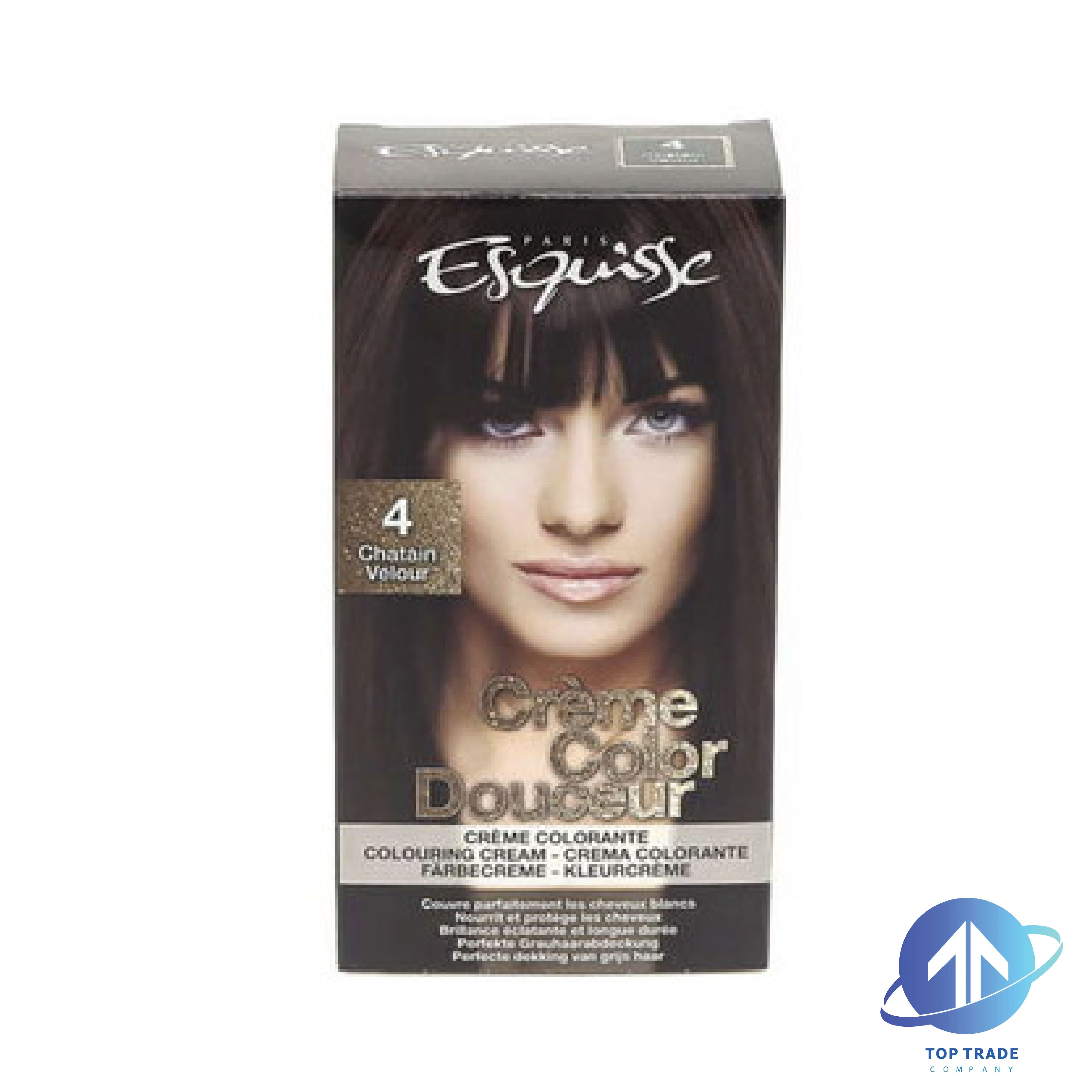 Esquisse permanent hair color 4 chestnut velvet